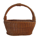 Brown wicker basket