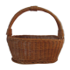 Panier en osier brun