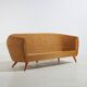 Oak & Rattan Sofa, 1970s (MK10668)
