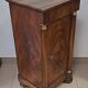 Empire-style bedside table in walnut