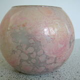 Vase boule en verre laqué Jean-Noël Bouillet