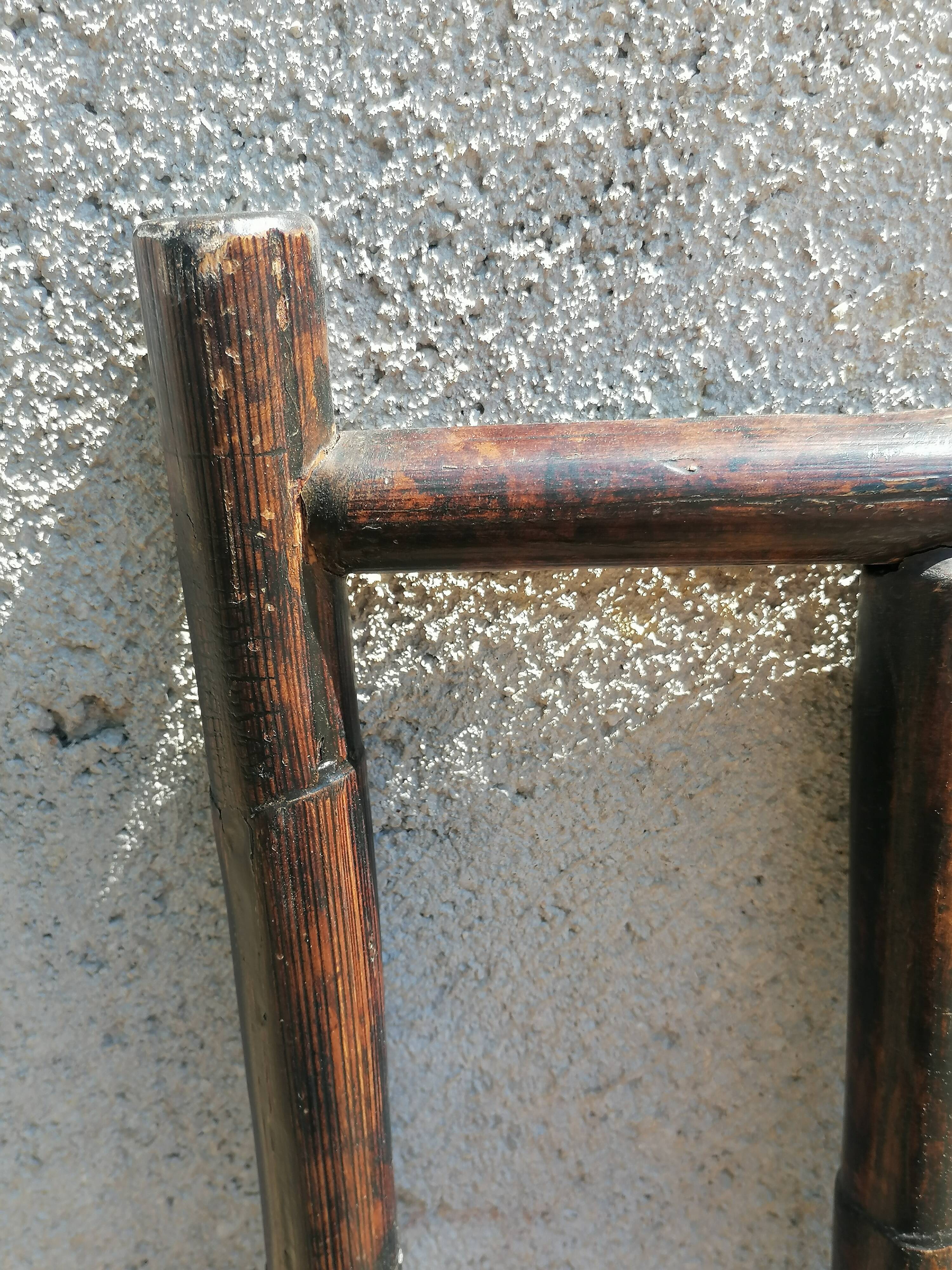 Vintage rattan headboard 2 seats 155 x 140 cm