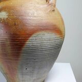 Jarre en grès XXL ancienne XIXe artisanat français Puisaye
