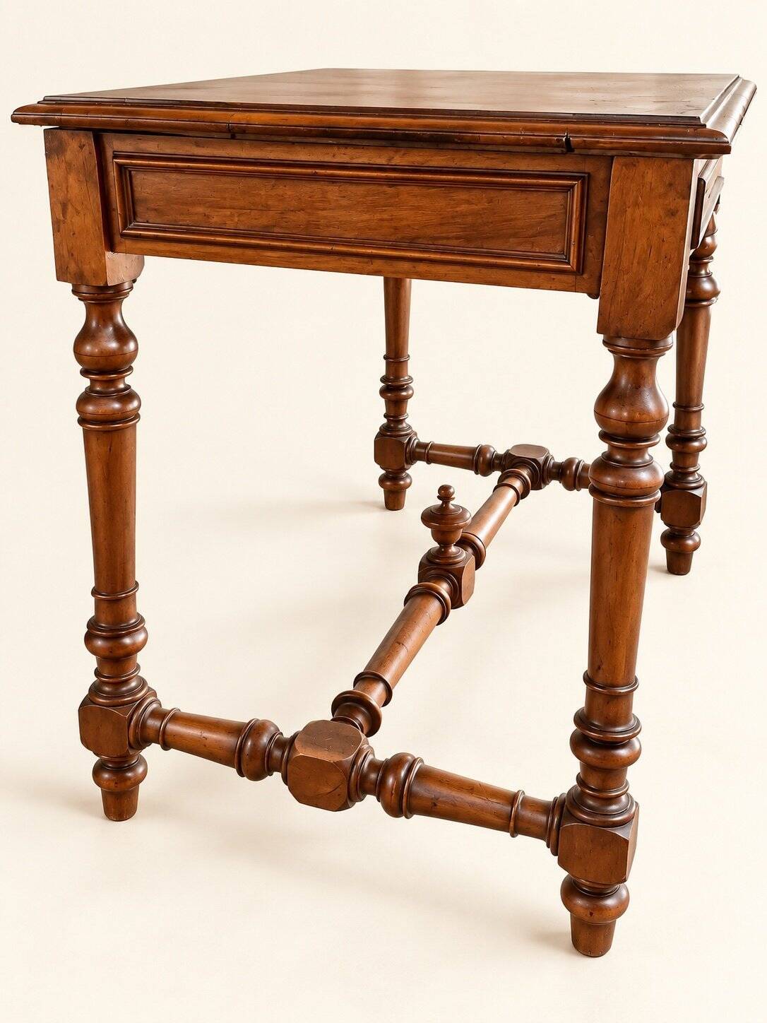 Walnut Desk Louis XIII Style 19th Century