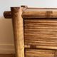 Commode sideboard vintage en bambou à 6 tiroirs,