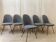 Set of 6 Italian chairs - 1960s -