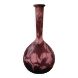 Soliflore vase signed Gallé