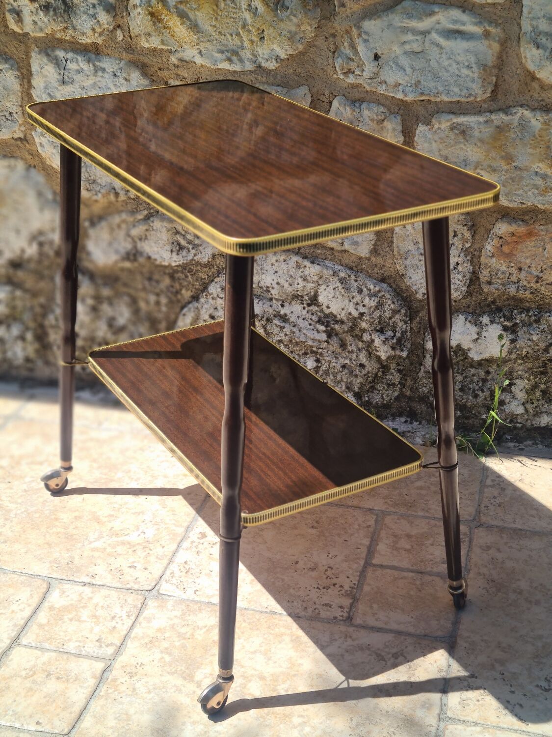 Vintage serving trolley from the 70s