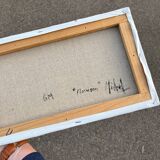 Vintage oil painting on canvas signed Michel