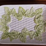 Asparagus dish and drainer in slip