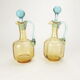 Old pair of George Sand decanters, Cristal de Portieux