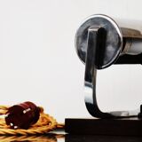 Art Deco Desk Chromed Lamp for Bankers