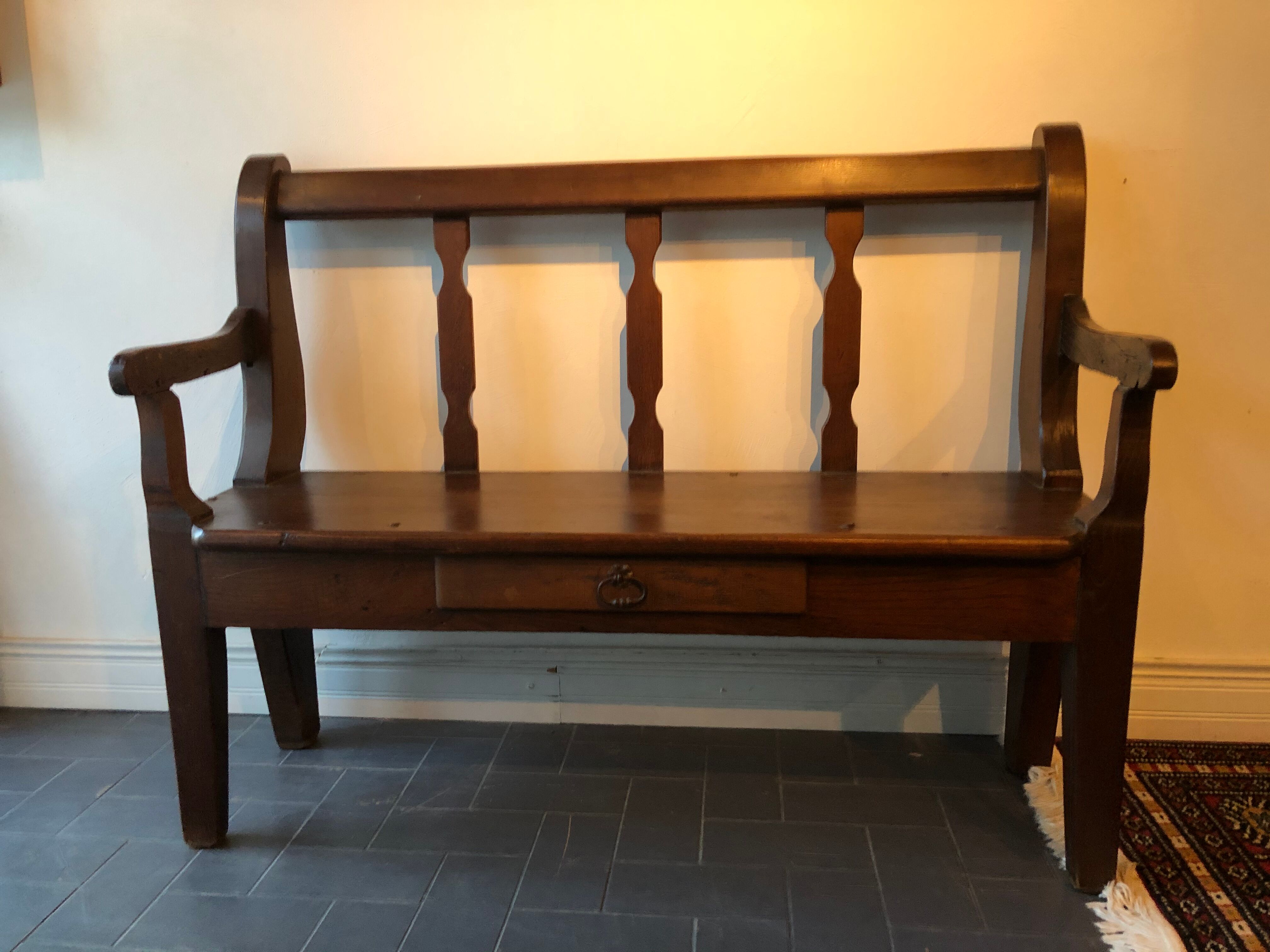Old oak bench
