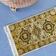 Tapis sarouk vintage moutarde