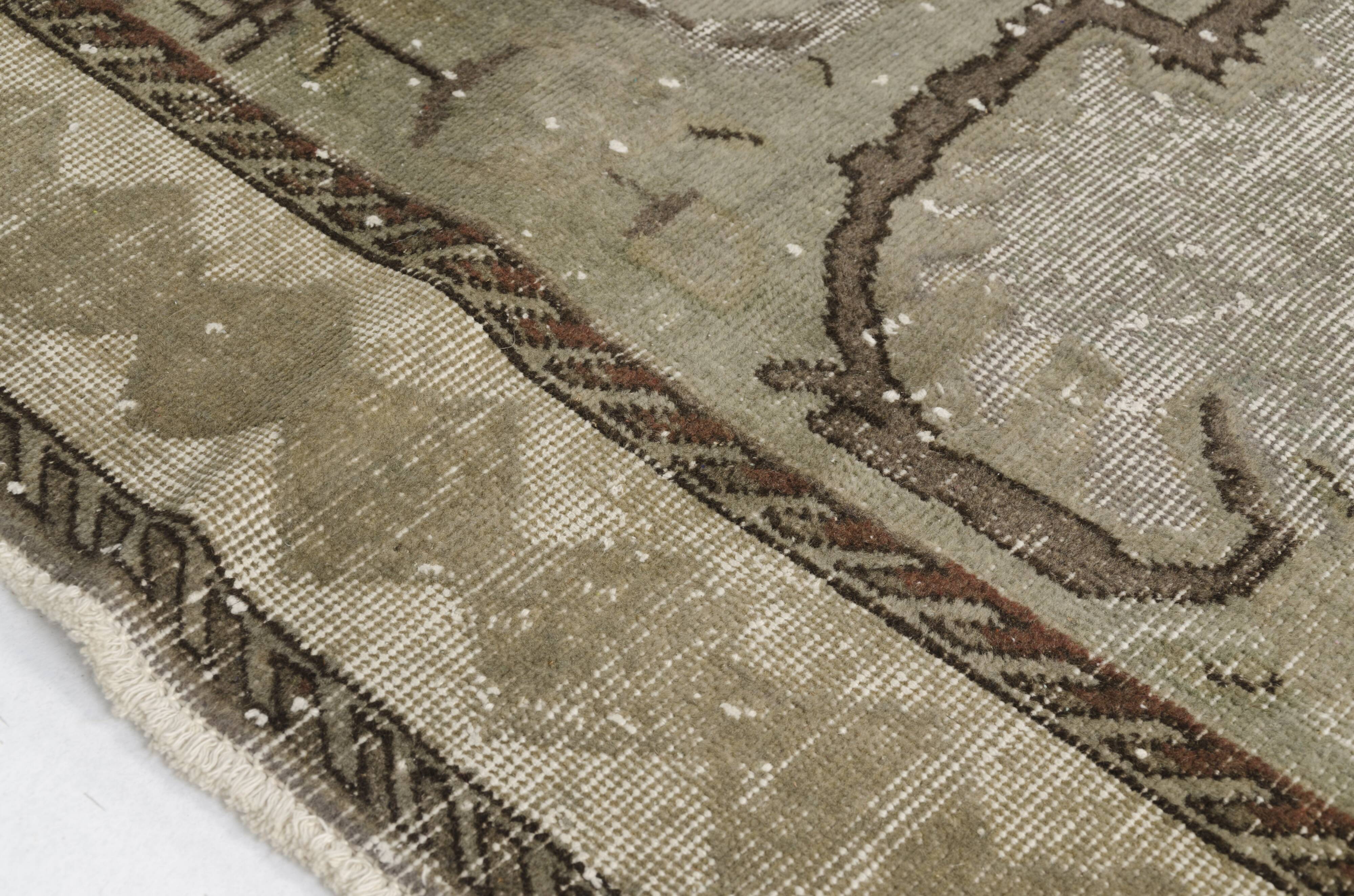 Handknotted Home Living Vintage Turkish Rug sku v-52