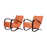 Paire de fauteuils H-269 conçus par Halabala pour UP zavody