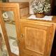 Armoire asymétrique bois brut