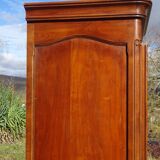 Louis XV style bonnetière in solid cherry wood