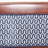 Ensemble de salon Thonet, en bois et jacquard bleu, 1910