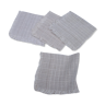 Ensemble de 4 serviettes vintage blanche écru