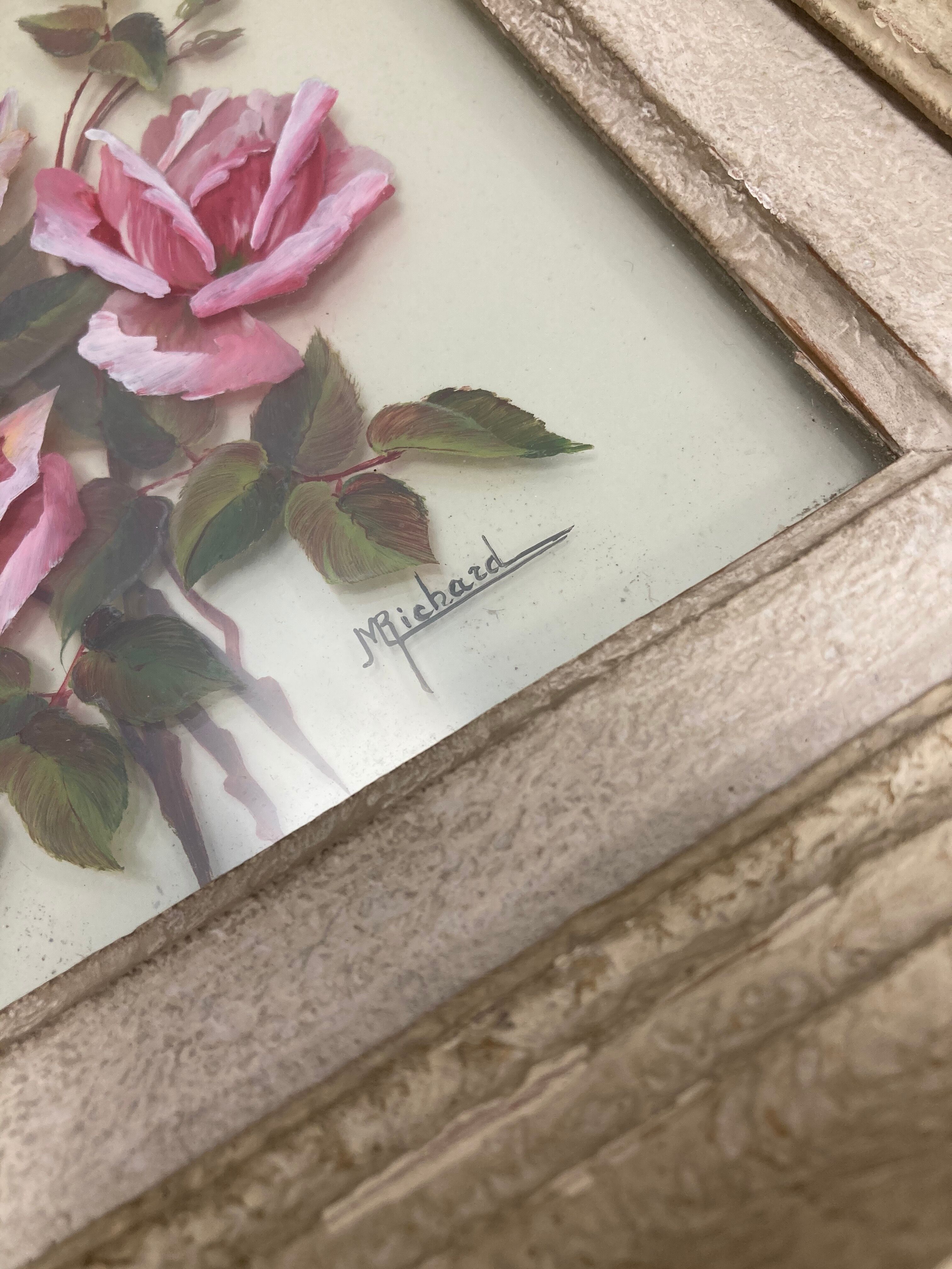 Vintage rose painting