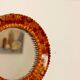 Miroir suédois vintage en bois