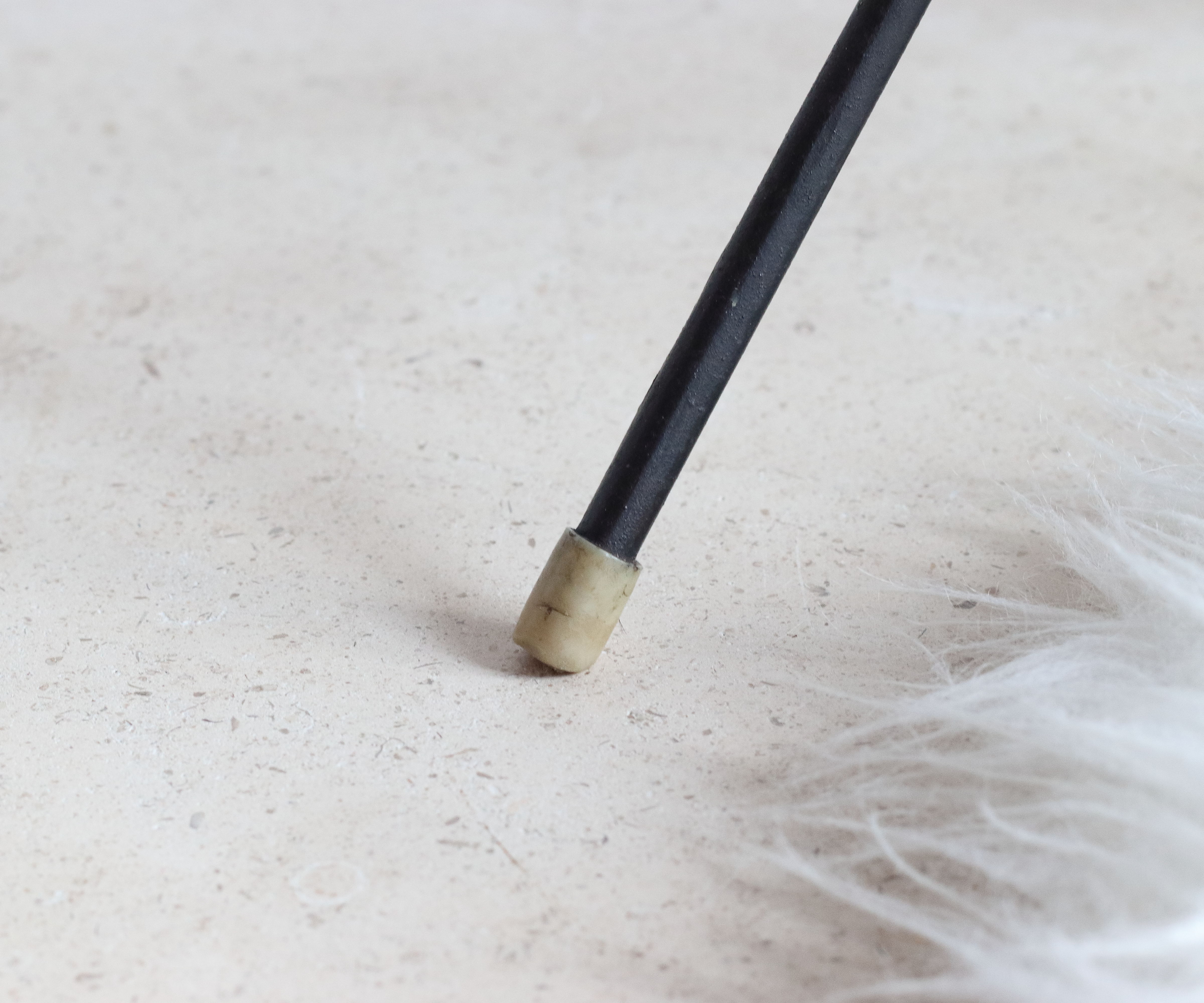 Guerin store vinyls in black metal and wood