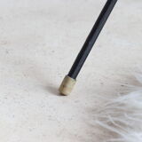 Guerin store vinyls in black metal and wood