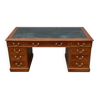 Antique English walnut chest of drawers from the 1930s.