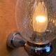 Pair of murano glass and chrome brass wall lights by keuco