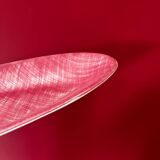 Pink oval dish