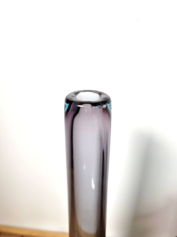 Vase soliflore verre Murano Sommerso
