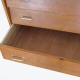 Scandinavian chest of drawers with 4 drawers from the 50s and 60s 84x85x47