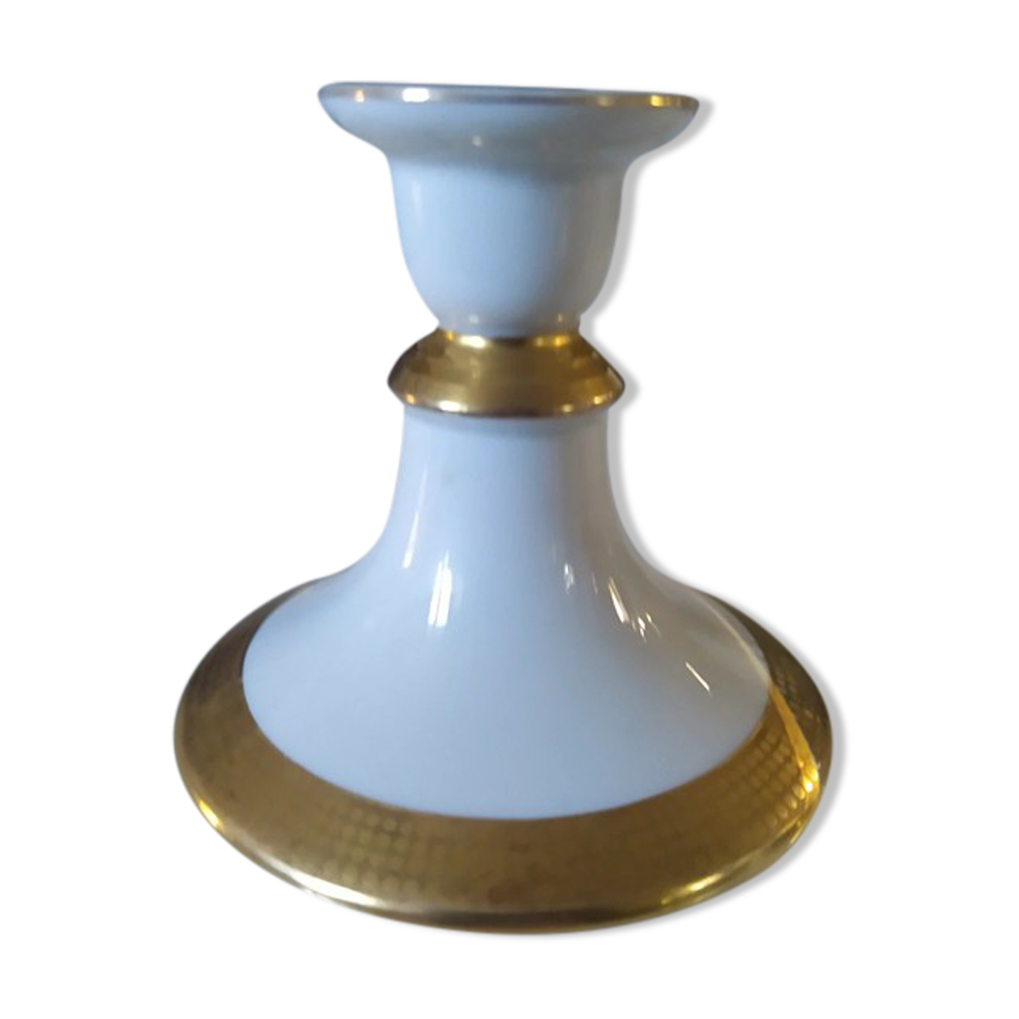 Fine porcelain candle holder