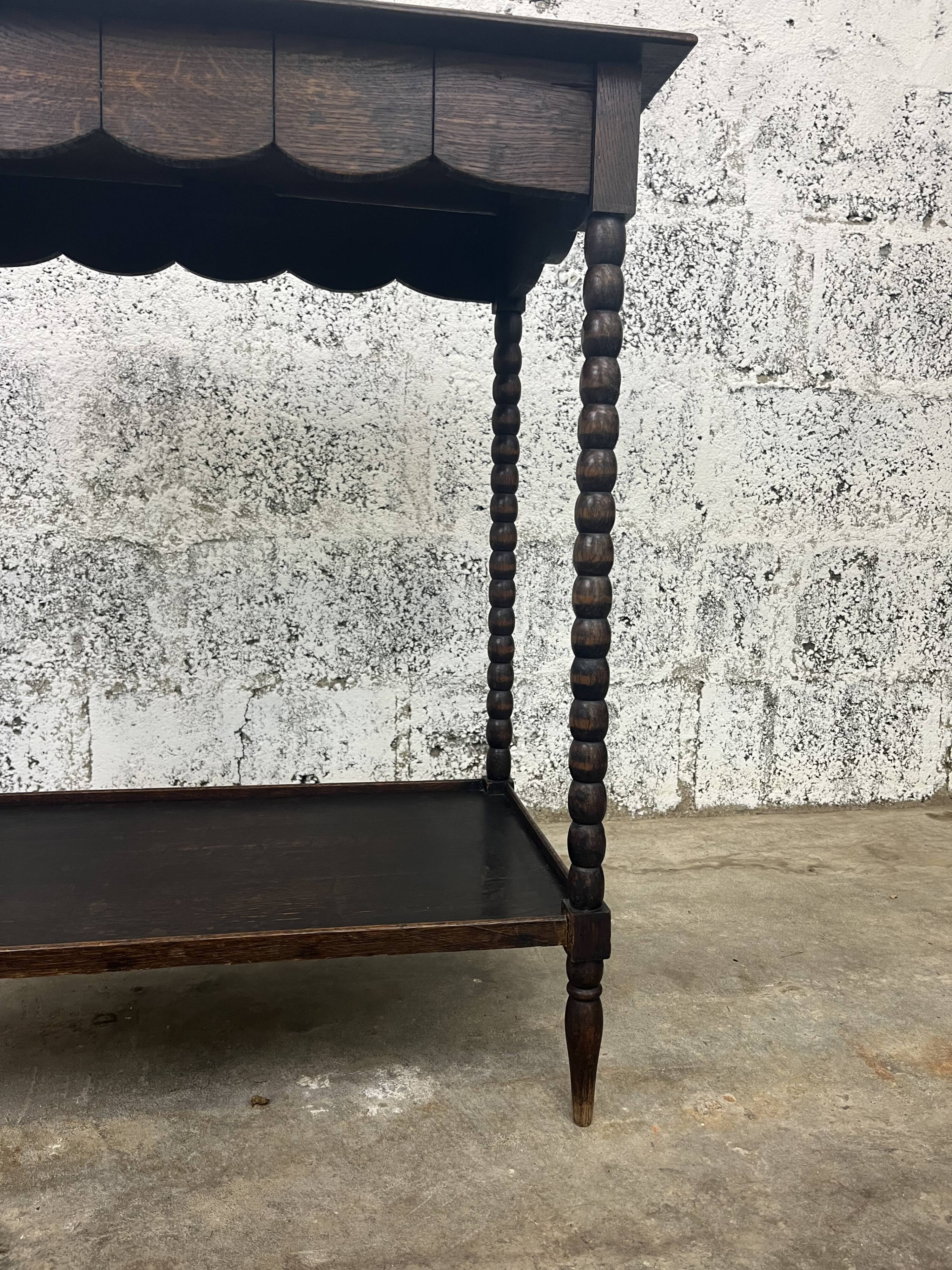 Table d'appoint à double plateau