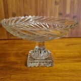 Compotier / Serviteur sur piedouche en cristal