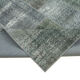 Hand-Knotted Turkish Vintage 171 cm x 242 cm Grey Patchwork Rug