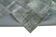 Hand-Knotted Turkish Vintage 171 cm x 242 cm Grey Patchwork Rug