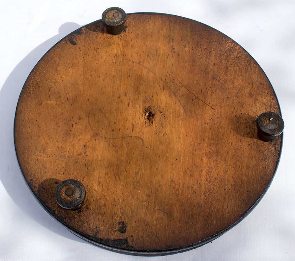 Ancient round glass globe 47 x 18 cm bridal globe