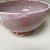 Bol en grès vernissé rose