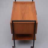 Teak sawing Trolly Dutch 1960s