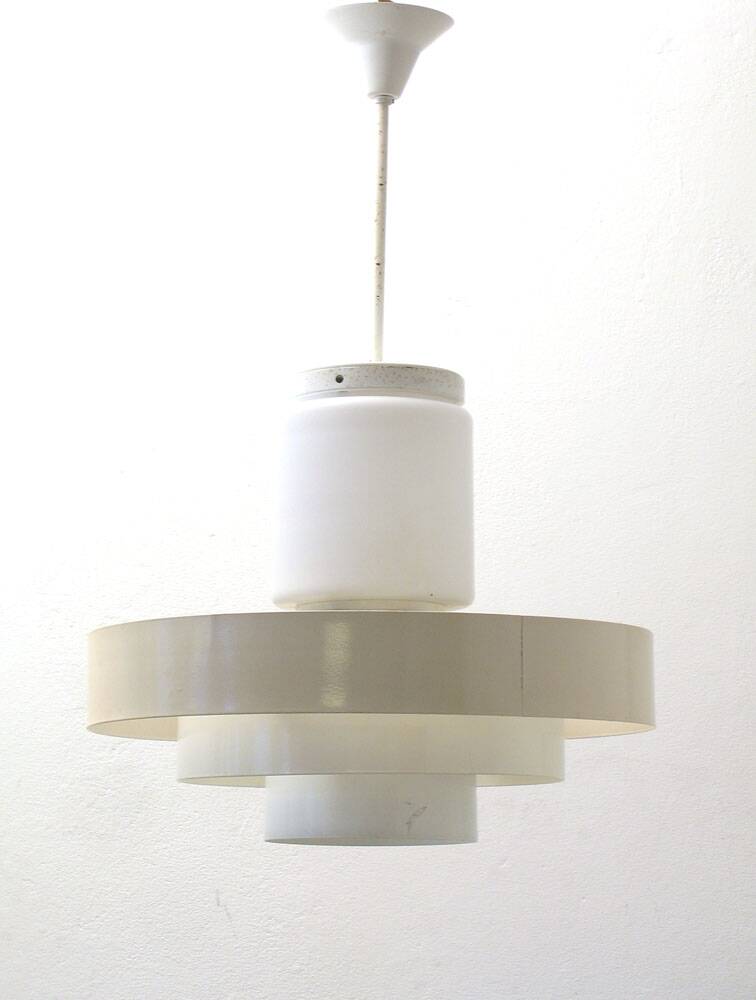 Large Fog and Morup industrial vintage pendant lamps