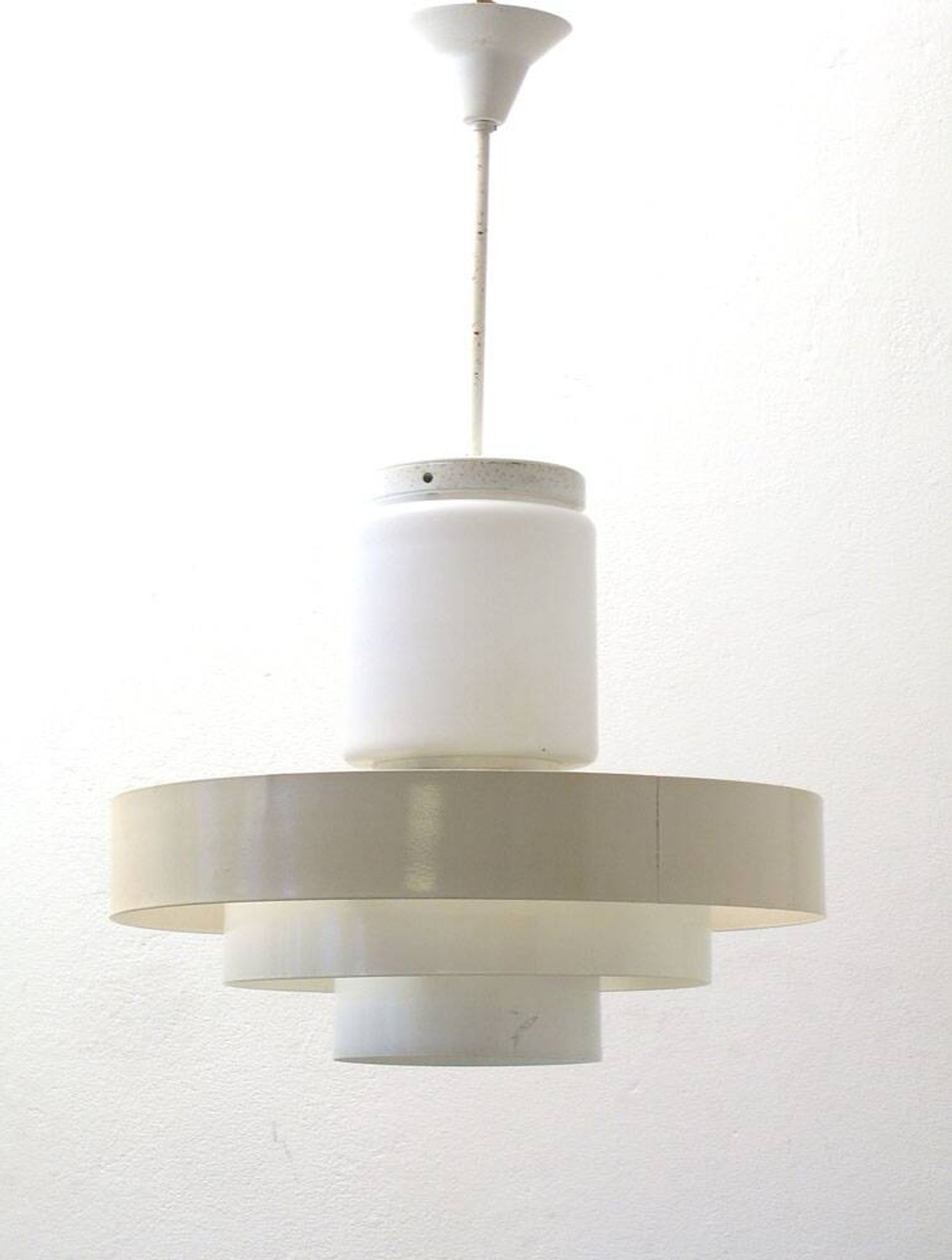Large Fog and Morup industrial vintage pendant lamps