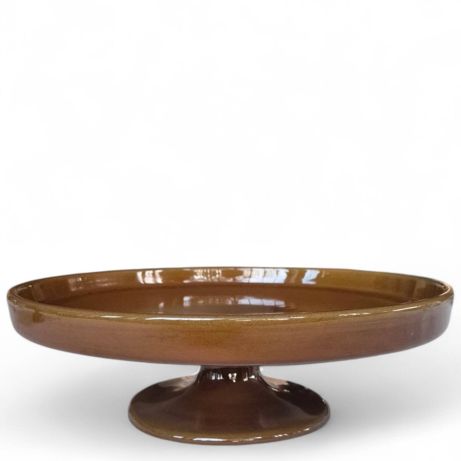 Jacques (1926-2008) and dani ruelland (1933-2010), pair of enamelled ceramic cups on pedestal