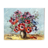 Painting "The anemones" by Etienne Bellan