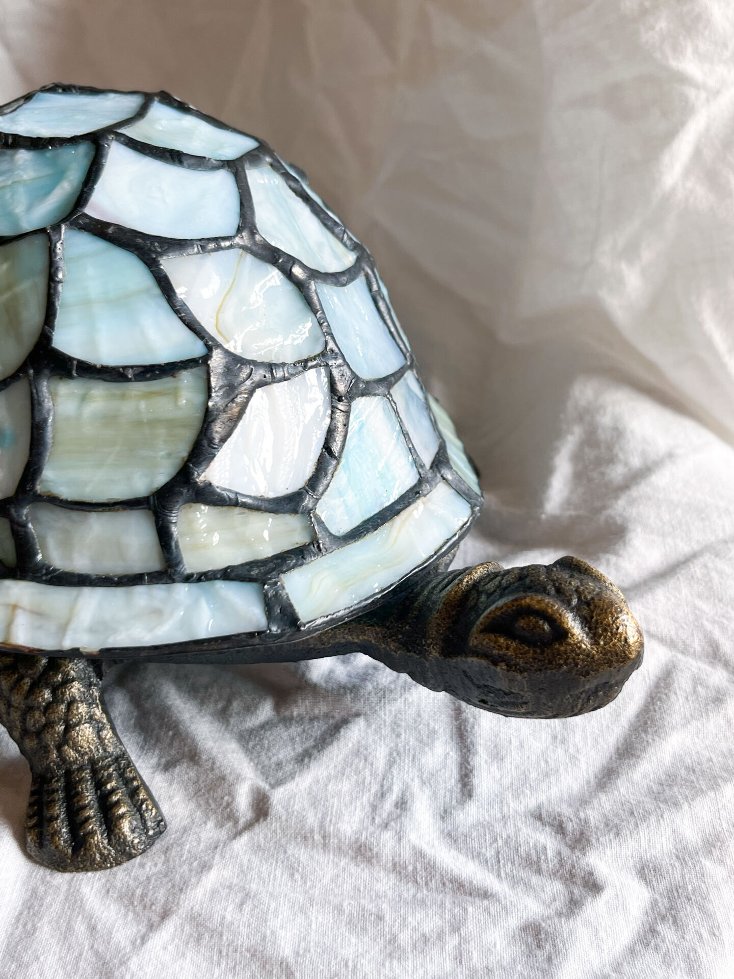 vintage turtle lamp in Tiffany style