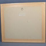 French school of the 20th century "the boat in a port with the elegant women"