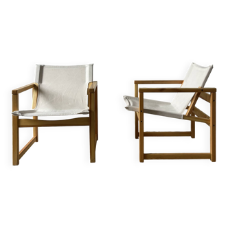 Pair of Safari RYD armchairs by Tord Bjorklund, IKEA, 1990s