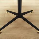 Teak round table, Italian design, 1970s, production: Italy