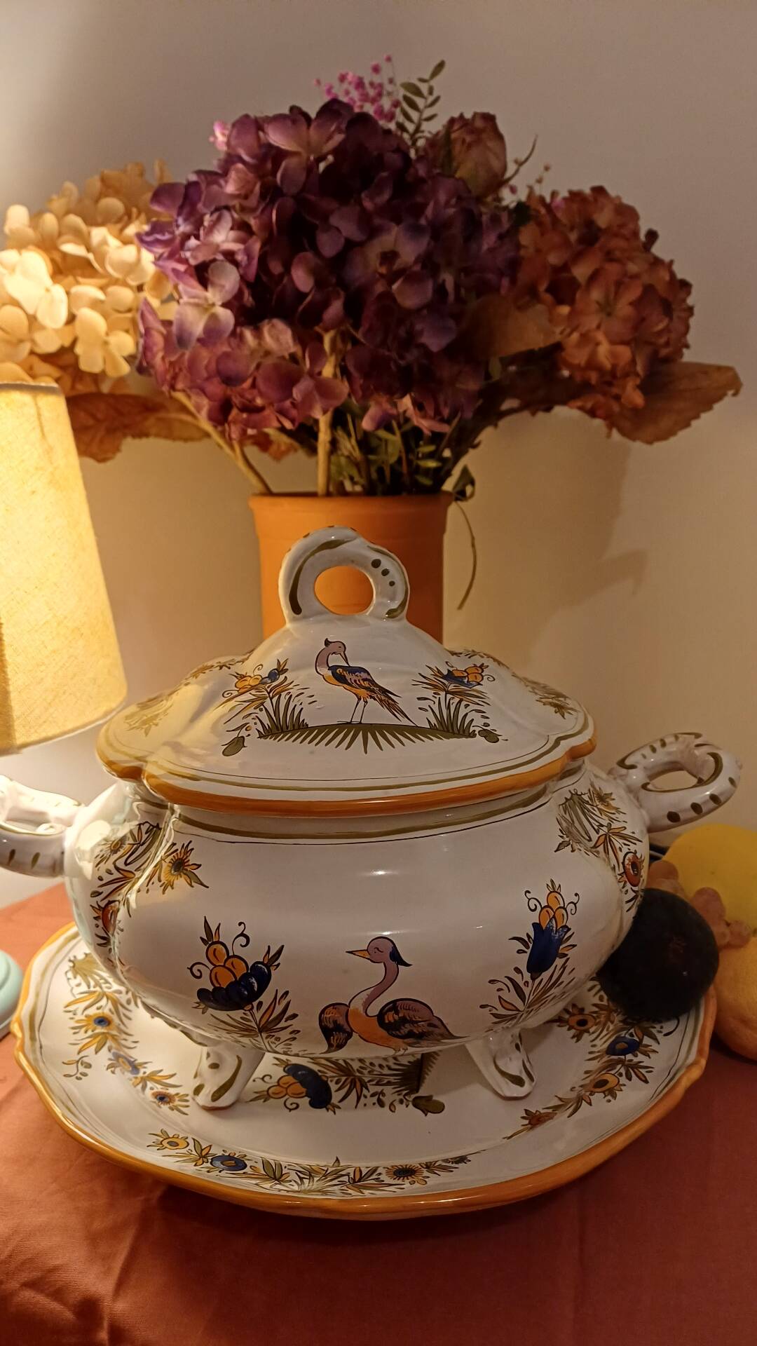 Soupière et son plat " Le Renoleau"